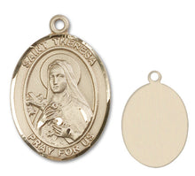 Load image into Gallery viewer, St. Theresa Custom Medal - Yellow Gold
