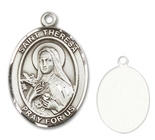 Load image into Gallery viewer, St. Theresa Custom Medal - Sterling Silver
