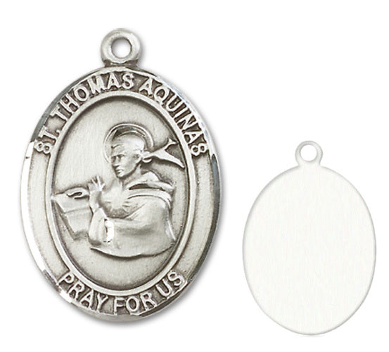 St. Thomas Aquinas Custom Medal - Sterling Silver