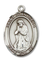 Load image into Gallery viewer, St. Juan Diego Custom Medal - Sterling Silver
