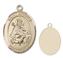 Load image into Gallery viewer, St. William of Rochester Custom Medal - Yellow Gold
