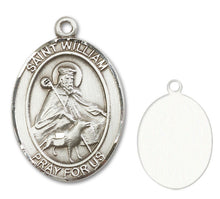 Load image into Gallery viewer, St. William of Rochester Custom Medal - Sterling Silver
