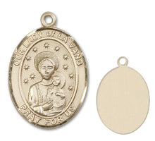 Load image into Gallery viewer, Our Lady of La Vang Custom Medal - Yellow Gold
