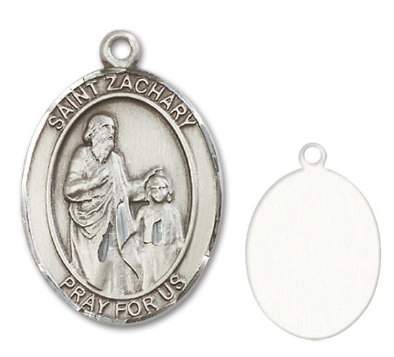 St. Zachary Custom Medal - Sterling Silver