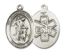 Load image into Gallery viewer, Guardian Angel / EMT Custom Medal - Sterling Silver
