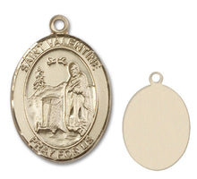 Load image into Gallery viewer, St. Valentine of Rome Custom Medal - Yellow Gold
