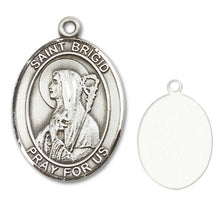 Load image into Gallery viewer, St. Brigid of Ireland Custom Medal - Sterling Silver
