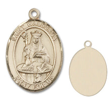 Load image into Gallery viewer, St. Walburga Custom Medal - Yellow Gold
