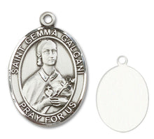 Load image into Gallery viewer, St. Gemma Galgani Custom Medal - Sterling Silver

