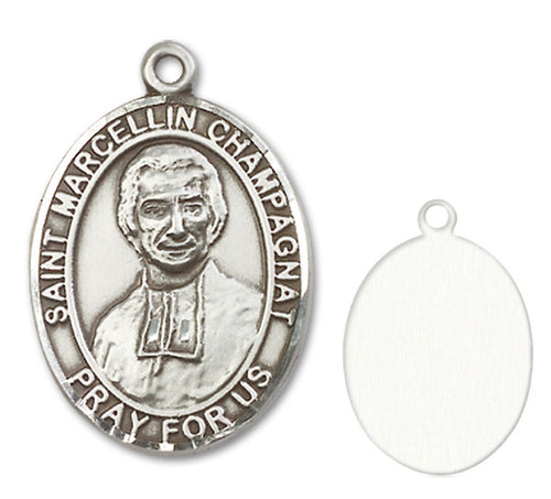 St. Marcellin Champagnat Custom Medal - Sterling Silver