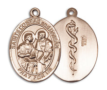 Load image into Gallery viewer, Ss. Cosmas &amp; Damian / Doctors Custom Medal - Yellow Gold
