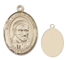 Load image into Gallery viewer, St. Vincent de Paul Custom Medal - Yellow Gold
