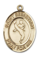 Load image into Gallery viewer, St. Sebastian / Martial Arts Custom Medal - Yellow Gold
