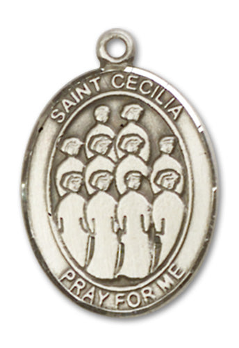 St. Cecilia / Choir Custom Medal - Sterling Silver