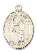 Load image into Gallery viewer, St. Sebastian / Archery Custom Medal - Yellow Gold

