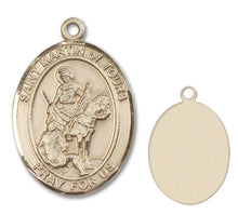Load image into Gallery viewer, St. Martin of Tours Custom Medal - Yellow Gold
