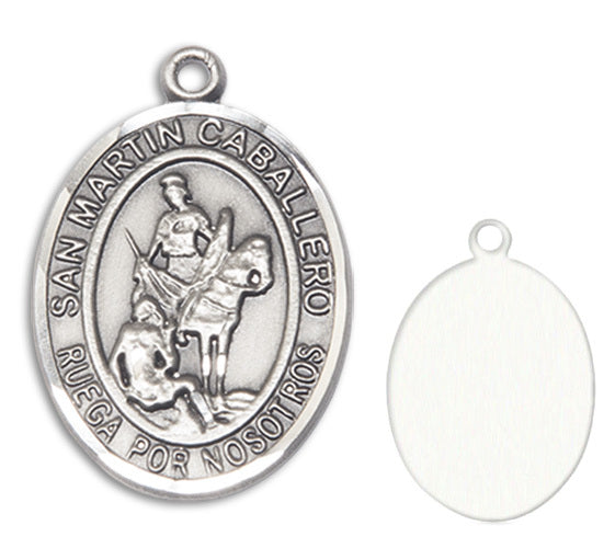 San Martin Caballero Custom Medal - Sterling Silver