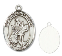 Load image into Gallery viewer, St. Martin of Tours Custom Medal - Sterling Silver
