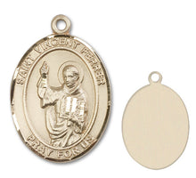 Load image into Gallery viewer, St. Vincent Ferrer Custom Medal - Yellow Gold
