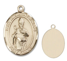 Load image into Gallery viewer, St. Augustine of Hippo Custom Medal - Yellow Gold
