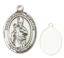 Load image into Gallery viewer, St. Augustine of Hippo Custom Medal - Sterling Silver
