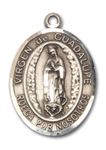 Our Lady of Guadalupe Custom Medal - Sterling Silver