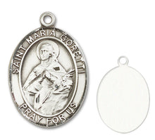 Load image into Gallery viewer, St. Maria Goretti Custom Medal - Sterling Silver
