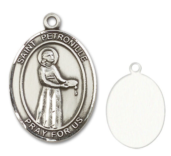 St. Petronille Custom Medal - Sterling Silver