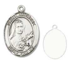 Load image into Gallery viewer, St. Therese of Lisieux Custom Medal - Sterling Silver
