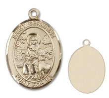 Load image into Gallery viewer, St. Germaine Cousin Custom Medal - Yellow Gold
