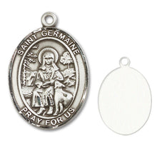 Load image into Gallery viewer, St. Germaine Cousin Custom Medal - Sterling Silver
