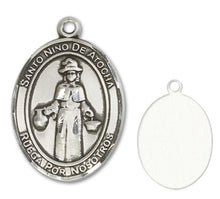 Load image into Gallery viewer, St. Nino de Atocha Custom Medal - Sterling Silver
