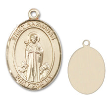 Load image into Gallery viewer, St. Barnabas Custom Medal - Yellow Gold
