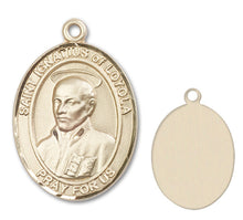 Load image into Gallery viewer, St. Ignatius of Loyola Custom Medal - Yellow Gold
