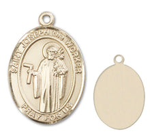 Load image into Gallery viewer, St. Joseph the Worker Custom Medal - Yellow Gold
