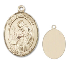Load image into Gallery viewer, St. Alphonsus Custom Medal - Yellow Gold
