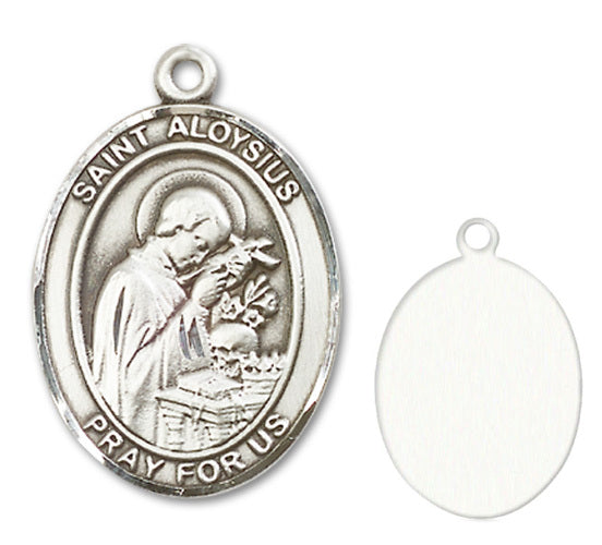 St. Aloysius Gonzaga Custom Medal - Sterling Silver