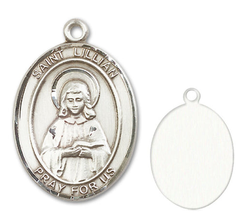St. Lillian Custom Medal - Sterling Silver