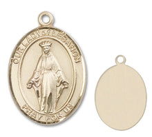 Load image into Gallery viewer, Our Lady of Lebanon Custom Medal - Yellow Gold
