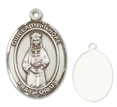 Our Lady of Hope Custom Medal - Sterling Silver