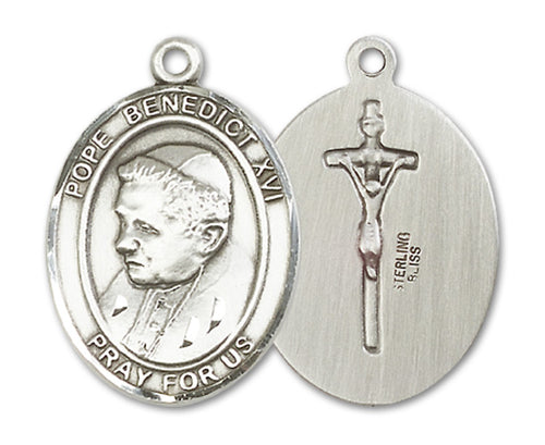 Pope Benedict XVI Custom Medal - Sterling Silver