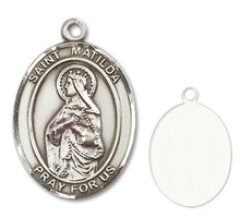 Load image into Gallery viewer, St. Matilda Custom Medal - Sterling Silver
