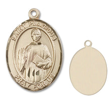 Load image into Gallery viewer, St. Placidus Custom Medal - Yellow Gold

