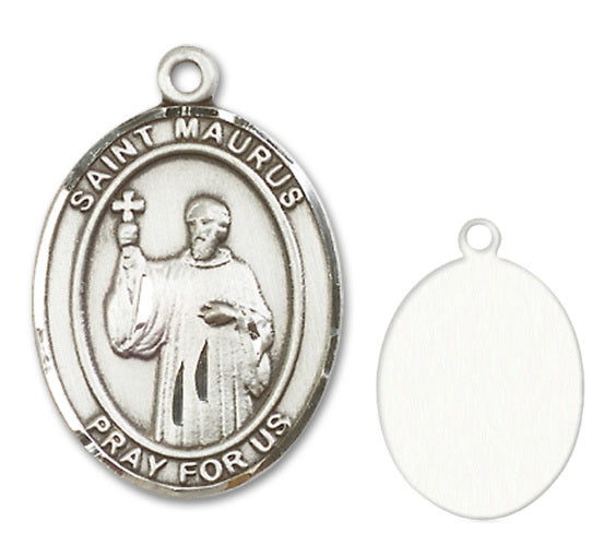 St. Maurus Custom Medal - Sterling Silver