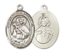 Load image into Gallery viewer, Our Lady of Mount Carmel Custom Medal - Sterling Silver
