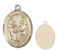 Load image into Gallery viewer, St. Zita Custom Medal - Yellow Gold
