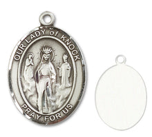 Load image into Gallery viewer, Our Lady of Knock Custom Medal - Sterling Silver
