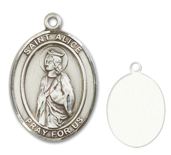 St. Alice Custom Medal - Sterling Silver
