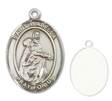 Load image into Gallery viewer, St. Isabella of Portugal Custom Medal - Sterling Silver
