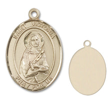 Load image into Gallery viewer, St. Victoria Custom Medal - Yellow Gold
